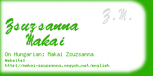 zsuzsanna makai business card